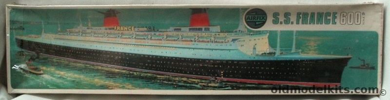 Airfix 1/600 SS France (Norway) Ocean Liner, F602-S plastic model kit